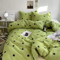 Polka Dot Duvet Cover Set (includes duvet cover + bedsheet + pillowcases 4Pcs)
