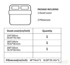 Thin Striped Duvet Cover Set (includes duvet cover + pillowcases 3pcs)